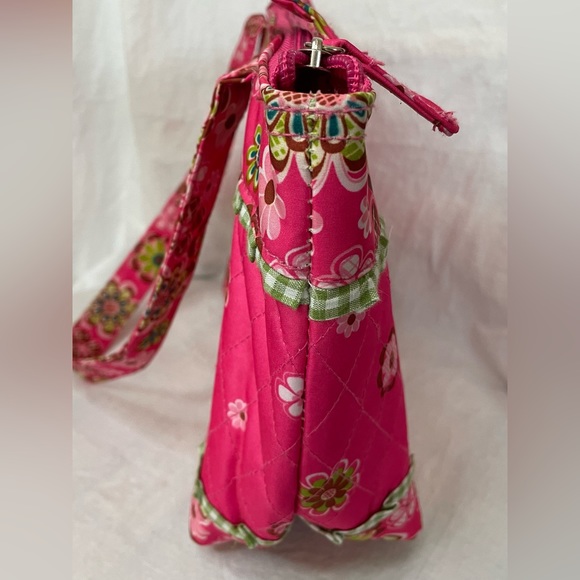 Insulated Tote in Bright Spring Colors. Charming Pink & Green Floral Design NWOT - Picture 11 of 11